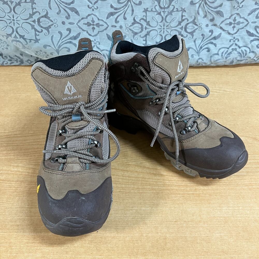 Vasque Breeze 7223 Women's 7 Boots Brown Hiking Trail Shoes Lace Up Waterproof